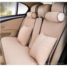 Colorful Car Seat Cover Flat Shape Ice Silk-Beige